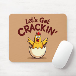 Alfombrilla De Ratón Vamos a hacer un divertido bollo de pollo
