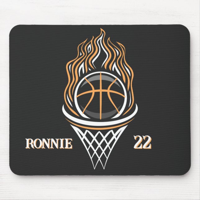 Alfombrilla De Ratón Vamos a jugar baloncesto  (Frente)