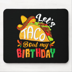 Alfombrilla De Ratón Vamos a taco bout divertida fiesta mexicana de cum