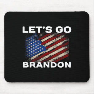 Alfombrilla De Ratón Vamos Bandera de Brandon Joe Biden Donald Trump Pa