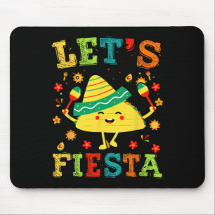 Alfombrilla De Ratón Vamos Fiesta Taco Cinco De Mayo Chicos Hombres Niñ