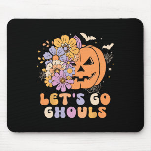 Alfombrilla De Ratón Vamos Ghouls Halloween Calabaza disfraz retro Gr