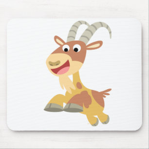 Alfombrilla De Ratón ¡Vamos Goat! (cabra personalizado linda) Mousepad