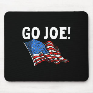 Alfombrilla De Ratón ¡Vamos Joe! El retro de la bandera norteamericana 