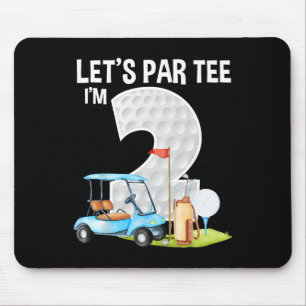 Alfombrilla De Ratón Vamos Par Tee Cumplo 2 2º Cumpleaños Fiesta Golf C