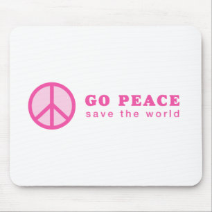 Alfombrilla De Ratón Vamos Paz (Rosa)