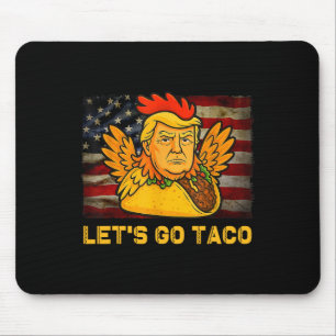 Alfombrilla De Ratón Vamos Taco Divertido Trump Siempre se Rinde 11 