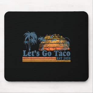 Alfombrilla De Ratón Vamos Taco Est 2025 Divertido Retro Golfo De Taco 