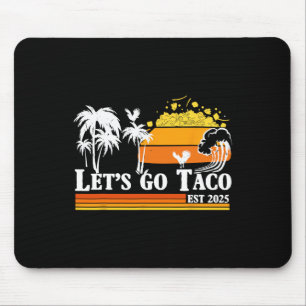 Alfombrilla De Ratón Vamos Taco Est 2025 Divertido Retro Golfo De Taco 