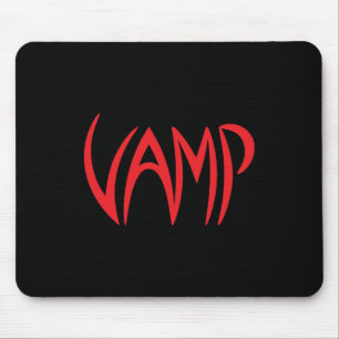 Alfombrilla De Ratón Vamp Text (Black/Red) Version