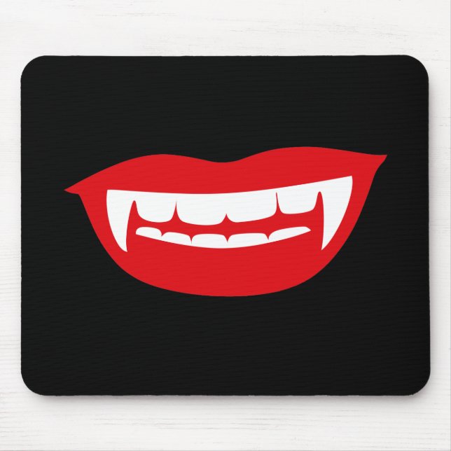 Alfombrilla De Ratón Vampiro Fangs (Frente)