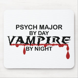 Alfombrilla De Ratón Vampiro importante de Psych por noche