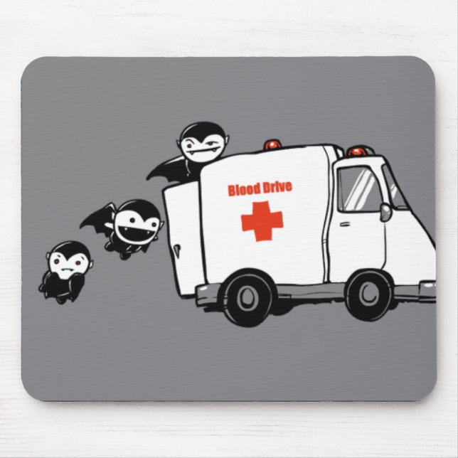 Alfombrilla De Ratón Vampiro lindo Mousepad (Frente)