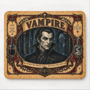 Alfombrilla De Ratón Vampiro, Monstruo de Circo Antiguo
