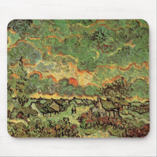 Alfombrilla De Ratón Van Gogh Cottages Cicpreses Reminiscencia del Nort