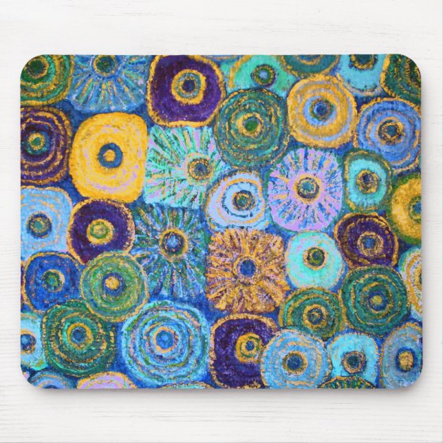 Alfombrilla De Ratón Van Gogh florece Mousepad (Frente)