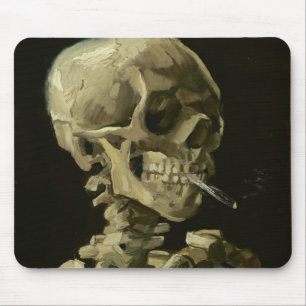 Alfombrilla De Ratón van gogh Skull