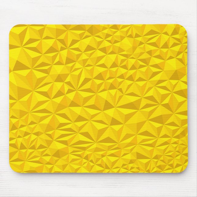Alfombrilla De Ratón van origamic pyramid yellow (Frente)