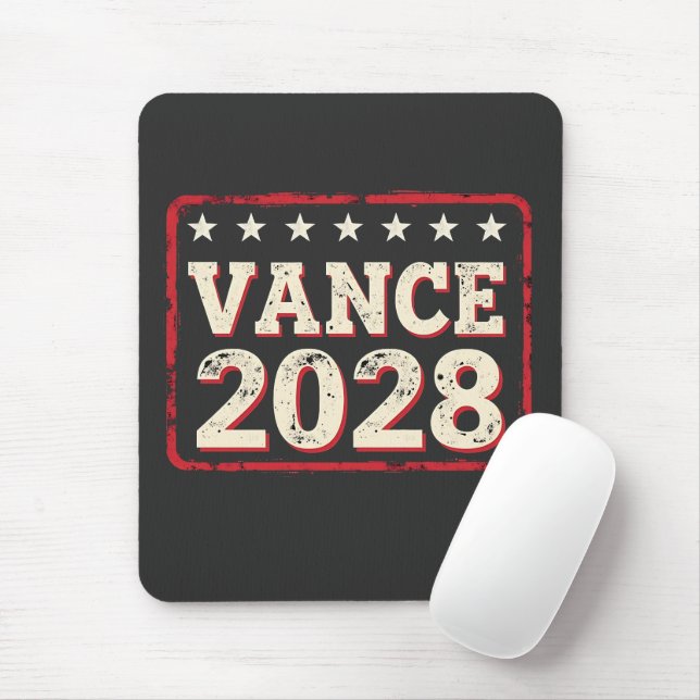 Alfombrilla De Ratón Vance 2028 Para la elección presidencial Trump Rep (Con ratón)