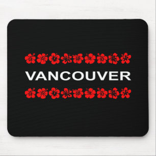 Alfombrilla De Ratón Vancouver Bandas Aloha Color oscuro