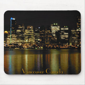 Alfombrilla De Ratón Vancouver Canadá Souvenir Mouse Pad City Luces