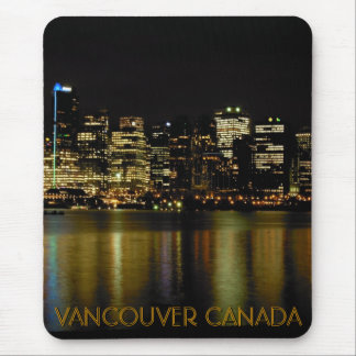Alfombrilla De Ratón Vancouver Canadá Souvenir Mouse Pad City Luces