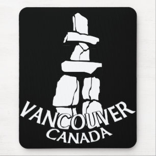 Alfombrilla De Ratón Vancouver Canada Souvenir Mousepad Inukshuk