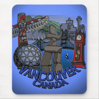 Alfombrilla De Ratón Vancouver Canada Souvenir Mousepad Landmark Gifts