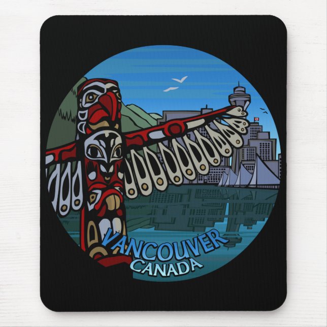 Alfombrilla De Ratón Vancouver Canada Souvenir Mousepad Vancouver Regal (Frente)