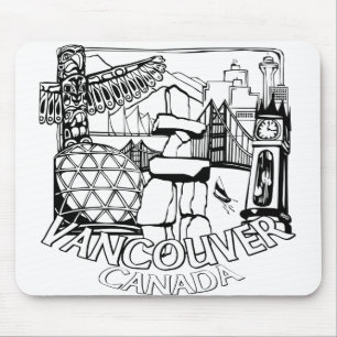 Alfombrilla De Ratón Vancouver Canada Souvenir Mousepad Vancouver Regal