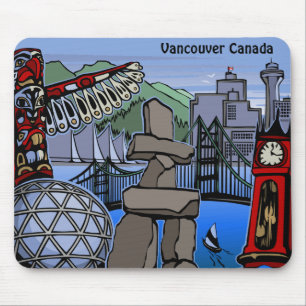 Alfombrilla De Ratón Vancouver Canada Souvenir Mousepad Vancouver Regal
