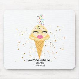 Alfombrilla De Ratón Vanessa Vanilla Creamy Dreamies Mouse Pad