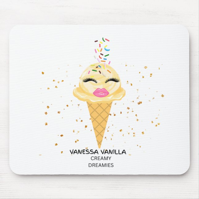 Alfombrilla De Ratón Vanessa Vanilla Creamy Dreamies Mouse Pad (Frente)