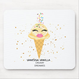 Alfombrilla De Ratón Vanessa Vanilla Creamy Dreamies Mouse Pad