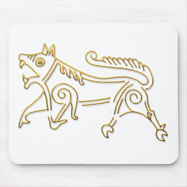 Alfombrilla De Ratón Vang Runestone brote de oro (Frente)