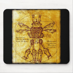 Alfombrilla De Ratón Vapor-Bot de Vitruvian