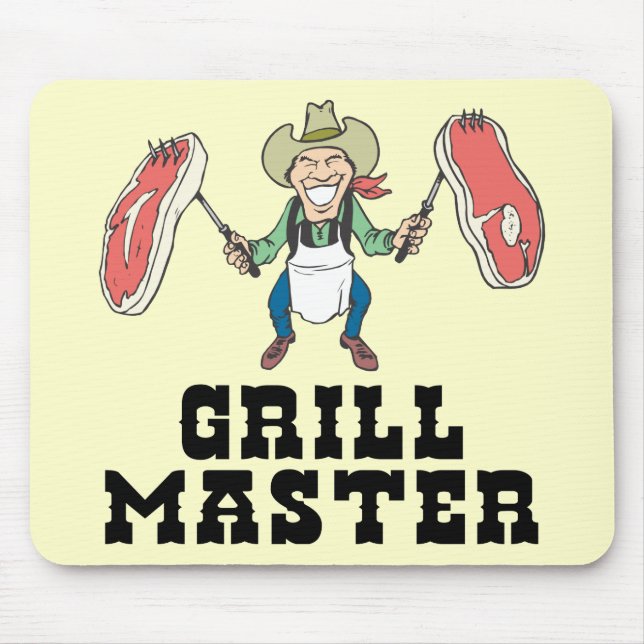 Alfombrilla De Ratón Vaquero de Grill Master (Frente)