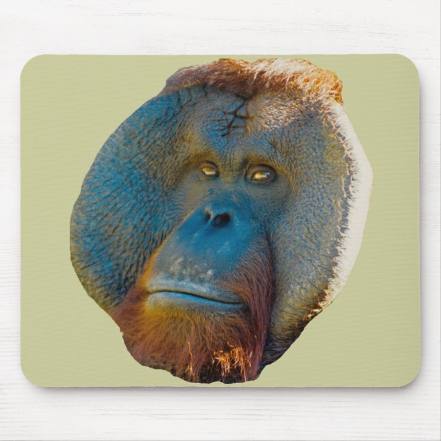 Alfombrilla De Ratón Varón del orangután (Frente)