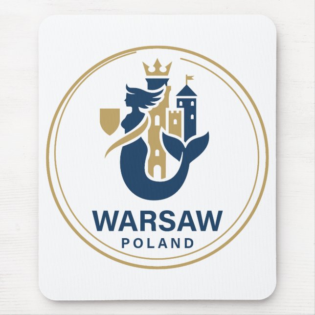 Alfombrilla De Ratón Varsovia Polonia Europa (Frente)