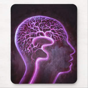 Alfombrilla De Ratón Vascularización del cerebro humano