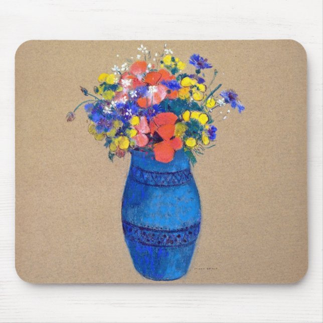 Alfombrilla De Ratón Vase de flores, Redon (Frente)