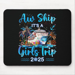 Alfombrilla De Ratón Vaya barco es un viaje de chicas 2025 crucero play