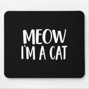 Alfombrilla De Ratón Vaya, soy un gato - disfraz de Halloween