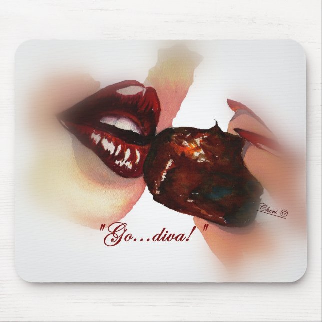 Alfombrilla De Ratón "Ve...¡Diva!"Mousepad (Frente)