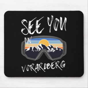 Alfombrilla De Ratón Véalo En Vorarlberg Vacation Ski Goggles