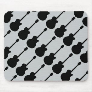 Alfombrilla De Ratón vector de guitarra rock