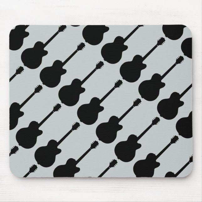 Alfombrilla De Ratón vector de guitarra rock (Frente)