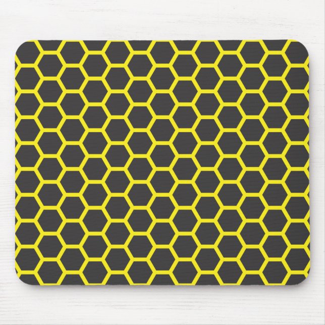 Alfombrilla De Ratón Vector de honeycomb (Frente)