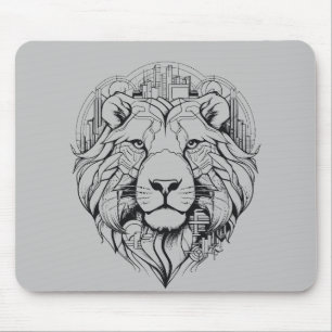 Alfombrilla De Ratón Vector de maravillas de vida salvaje mundial por l