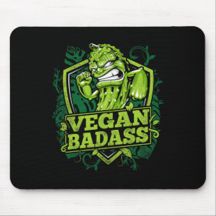 Alfombrilla De Ratón Vegan Bad Cucumber Fitness Bodybuilding Bestia